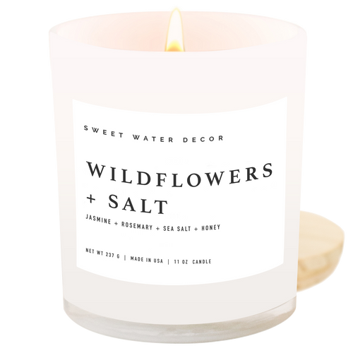 Wildflowers and Salt 11 oz Soy Candle\