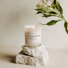 Load image into Gallery viewer, Wildflowers and Salt 11 oz Soy Candle\