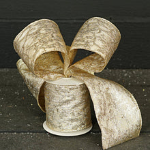 Load image into Gallery viewer, 4inWx10Yard Wired Ribbon-Golden Artisan