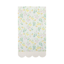 Load image into Gallery viewer, PLNP933 - Spring Floral Scallop Fringe Guest Napkin