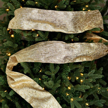 Load image into Gallery viewer, 4inWx10Yard Wired Ribbon-Golden Artisan