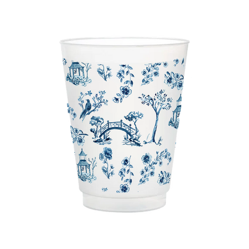 Chinoiserie Frosted Cup