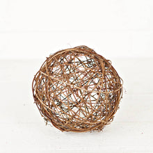 Load image into Gallery viewer, 6in Grapevine Twig Ball-Brown