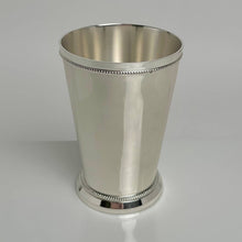 Load image into Gallery viewer, White Silver Brass Mint Julep Cup (L)