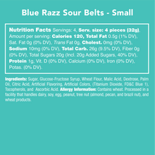Load image into Gallery viewer, Blue Razz Sour Belts
