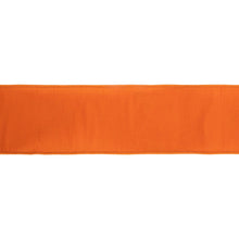 Load image into Gallery viewer, 4&quot; Wired Dupioni Ribbon | Pumpkin | 10 Yard Roll