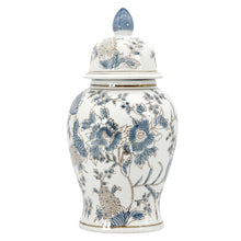 Load image into Gallery viewer, Classic Urn Shape Chinoiserie Ginger Jar 14" : White &amp; Blue