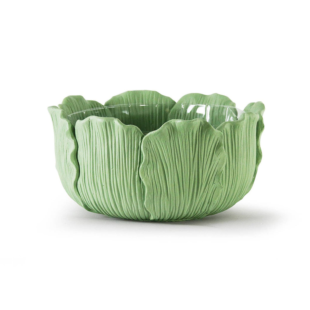 Large Leaf Reverie Planter: Green / H-7