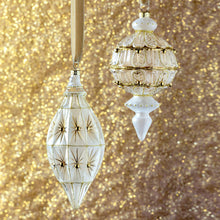 Load image into Gallery viewer, Park Hill Collection Frosted Glass Starburst Pattern Ball/Fi