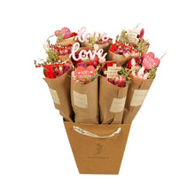 Load image into Gallery viewer, Dried Flowers - Market Bouquet - Red Allure w/ Vday Picks