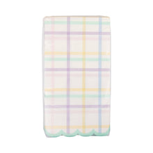 Load image into Gallery viewer, PLNP953 - Multi Plaid Scallop Guest Napkin