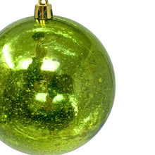 Load image into Gallery viewer, Plastic Mercury Shiny Ball Christmas Ornament 6&quot; Apple Green