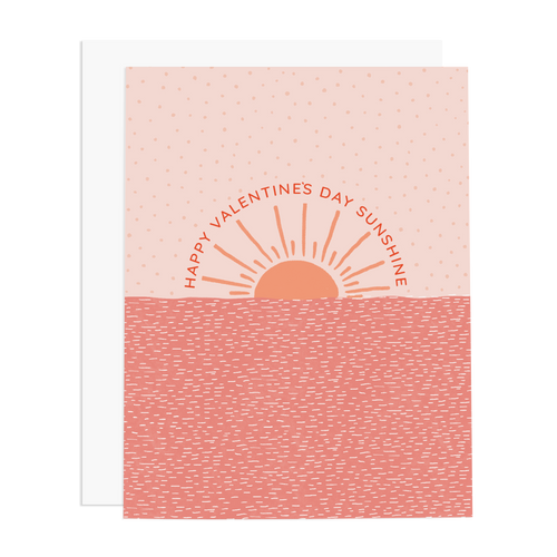 Happy Valentine's Day Sunshine Greeting Card