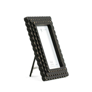 Scalloped Photo Frame 4x6 Black