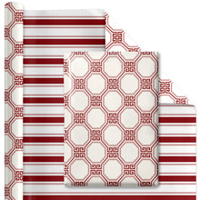 Load image into Gallery viewer, 30" x 10' Wrapping Paper Bundle (4-pack) | Greek Key