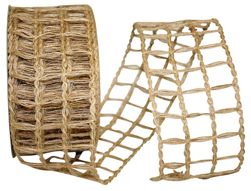 Grand Net Jute Wired Edge, 2-1/2 In, 10 Yards