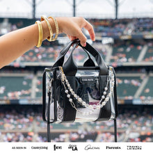 Load image into Gallery viewer, Case-Mate Clear Stadium Bag: Silver Chrome