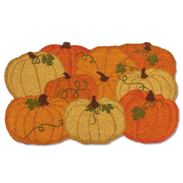 Colourful Pumpkins Shaped Doormat