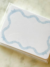 Load image into Gallery viewer, Blue Vine Notecard Set