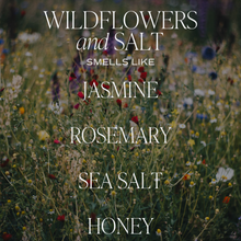 Load image into Gallery viewer, Wildflowers and Salt 11 oz Soy Candle\