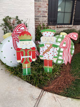 Load image into Gallery viewer, Green and white Ornaments: Large