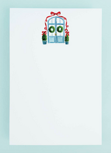 Christmas Doors Notepad