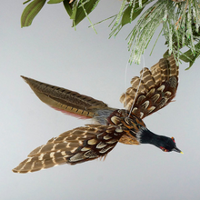 Load image into Gallery viewer, Flying Mini Pheasant Ornament