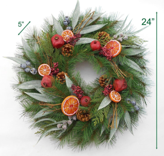 A Farmer's Christmas Wreath