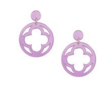 Load image into Gallery viewer, Open Clover Drop Earrings