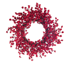 Load image into Gallery viewer, 24" Red Berry Wreath