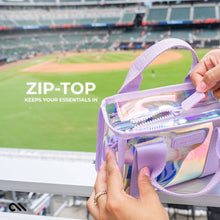 Load image into Gallery viewer, Case-Mate Clear Stadium Bag: Silver Chrome