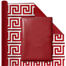 Load image into Gallery viewer, 30" x 10' Wrapping Paper Bundle (4-pack) | Greek Key
