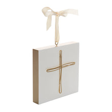 Load image into Gallery viewer, Cross Block Ornament