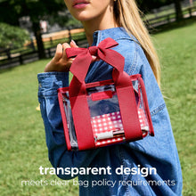 Load image into Gallery viewer, Case-Mate Clear Stadium Bag: Midnight Black