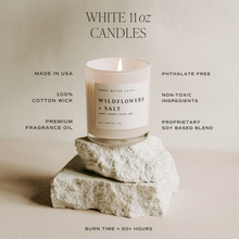 Load image into Gallery viewer, Wildflowers and Salt 11 oz Soy Candle\