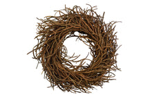 Load image into Gallery viewer, Rattan Willow Thanksgiving Fall Autumn Door Wreath 27.5": Natural/Brown
