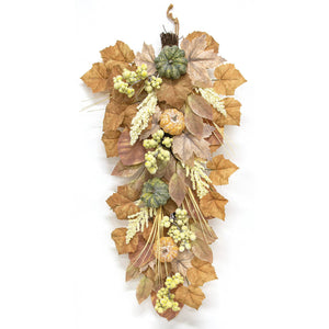 Wind Washed Fall Foliage Teardrop, 28"