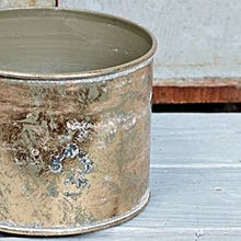 Load image into Gallery viewer, Round Bucket-Distressed Gold-
