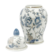 Load image into Gallery viewer, Classic Urn Shape Chinoiserie Ginger Jar 14" : White &amp; Blue