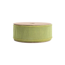 Load image into Gallery viewer, Wired Double-Fused Dupioni Ribbon 10 Yard Roll
