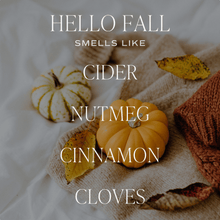Load image into Gallery viewer, Hello Fall 12 oz Candle