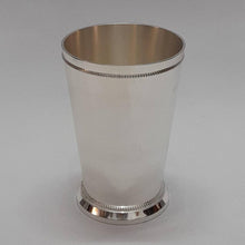 Load image into Gallery viewer, White Silver Brass Mint Julep Cup (L)