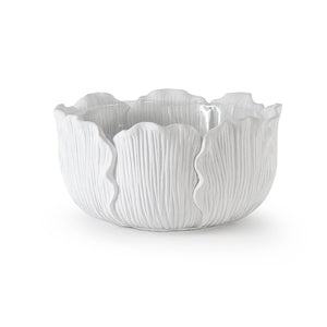 Large Leaf Reverie Planter: Green / H-7" | D-14"