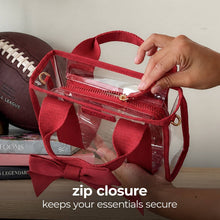 Load image into Gallery viewer, Case-Mate Clear Stadium Bag: Silver Chrome