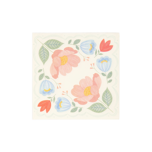 SPR1039 - Floral Corner Napkins