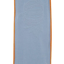 Load image into Gallery viewer, Pumpkin Embroidered Deluxe Wired, Denim, 4 In, 5 Yards