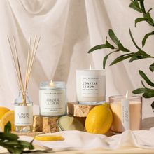 Load image into Gallery viewer, Coastal Lemon 11 oz Soy Candle