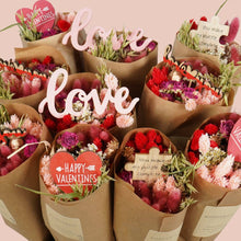 Load image into Gallery viewer, Dried Flowers - Market Bouquet - Red Allure w/ Vday Picks