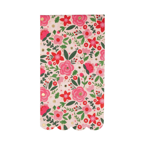 VFL1139 - Floral scalloped dinner napkin