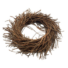 Load image into Gallery viewer, Rattan Willow Thanksgiving Fall Autumn Door Wreath 27.5": Natural/Brown